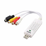 محول بطاقة التقاط صوت وفيديو USB 2.0 محمول VHS إلى DVD لالتقاط الفيديو لأنظمة Win7 / Win8/ XP/ Vista، بدون حاجة لتعريف