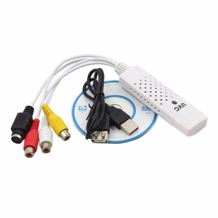محول بطاقة التقاط صوت وفيديو USB 2.0 محمول VHS إلى DVD لالتقاط الفيديو لأنظمة Win7 / Win8/ XP/ Vista، بدون حاجة لتعريف