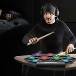 MD862M Bluetooth Drum Set For Beginners Learn To Play Portable Electronic Drums, MD862M