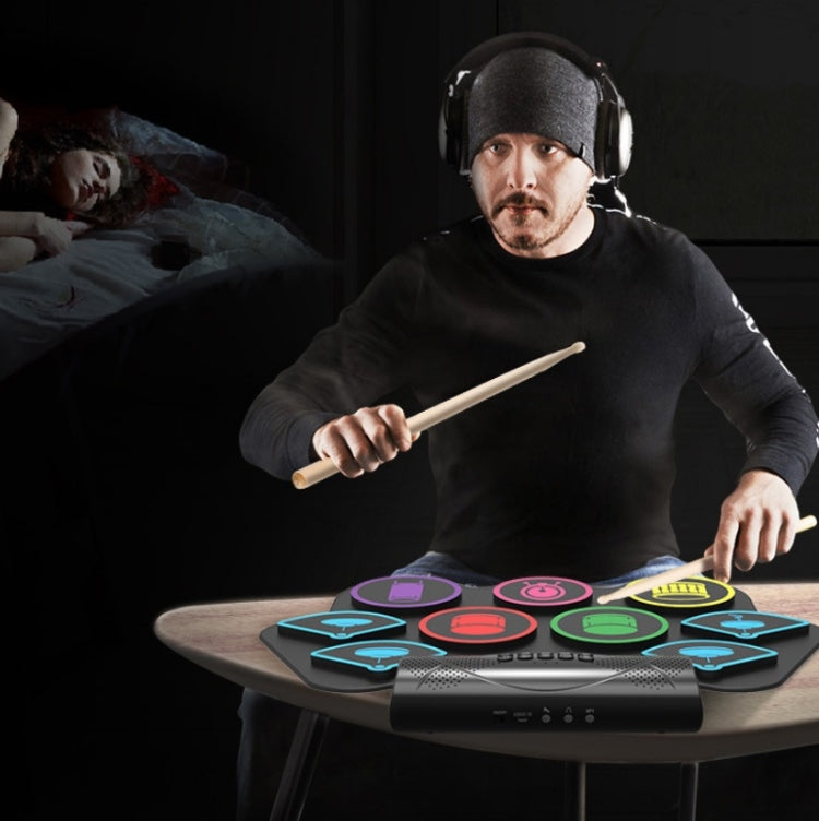 MD862M Bluetooth Drum Set For Beginners Learn To Play Portable Electronic Drums, MD862M