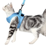 Laisse pour chat, harnais de poitrine pour animaux de compagnie, S
