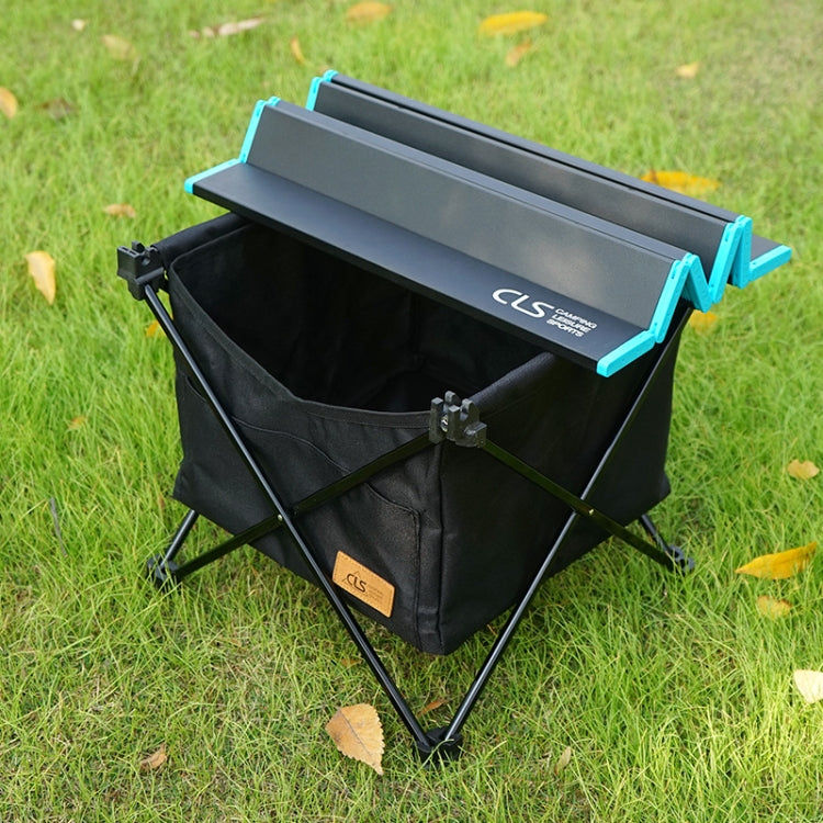 CLS Outdoor Folding Picnic Table Storage Hanging Bag Portable Invisible Pocket Storage Hanging Pocket,Style:, Small Pocket, Large Pocket, Black Table + Small Pocket, Table Small + Small Pocket, Table Medium + Large Pocket
