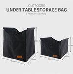 CLS Outdoor Folding Picnic Table Storage Hanging Bag Portable Invisible Pocket Storage Hanging Pocket,Style:, Small Pocket, Large Pocket, Black Table + Small Pocket, Table Small + Small Pocket, Table Medium + Large Pocket