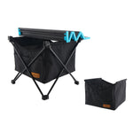 CLS Outdoor Folding Picnic Table Storage Hanging Bag Portable Invisible Pocket Storage Hanging Pocket,Style:, Small Pocket, Large Pocket, Black Table + Small Pocket, Table Small + Small Pocket, Table Medium + Large Pocket