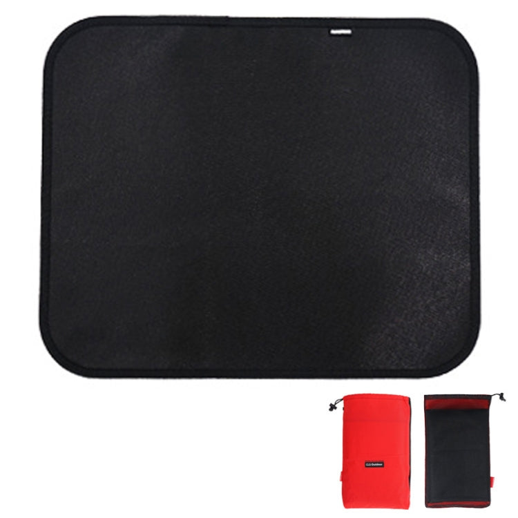 CLS Outdoor Camping Silicone Fireproof Cloth Picnic Barbecue Heat Insulation Pad, S: 350x340mm, M: 450x370mm, L: 600x520mm, XL: 800x750mm