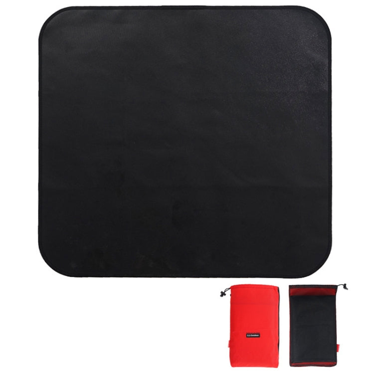 CLS Outdoor Camping Silicone Fireproof Cloth Picnic Barbecue Heat Insulation Pad, S: 350x340mm, M: 450x370mm, L: 600x520mm, XL: 800x750mm