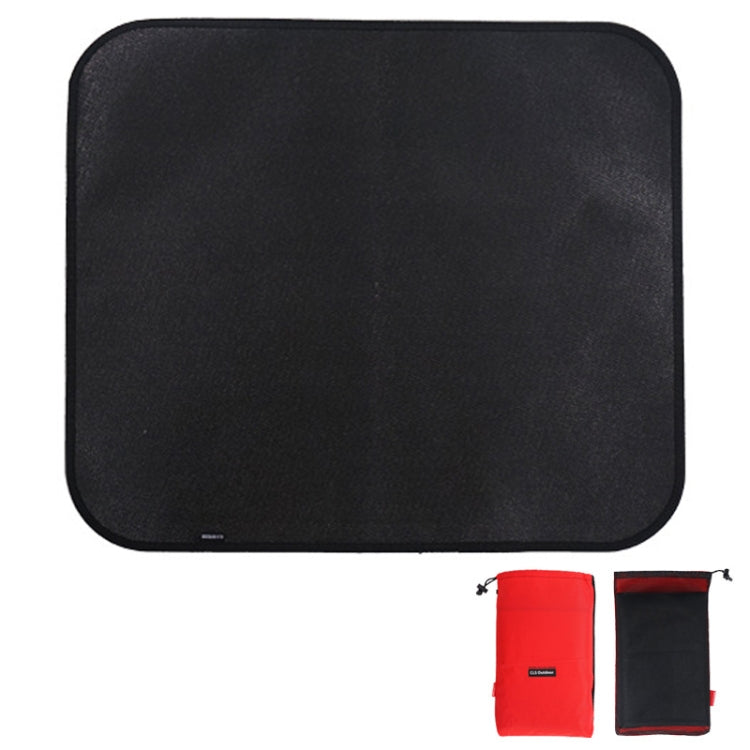 CLS Outdoor Camping Silicone Fireproof Cloth Picnic Barbecue Heat Insulation Pad, S: 350x340mm, M: 450x370mm, L: 600x520mm, XL: 800x750mm