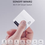 مفتاح ذكي واي فاي Sonoff MINIR2 للتحكم المزدوج، قطع تعديل صغيرة DIY