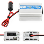 XUYUAN 100W Car Inverter Car Notebook Power Supply with USB, 12V to 220V