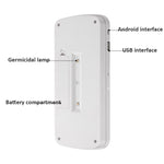 907 Mobile Phone Sterilization Box Ultraviolet Handheld Sterilizer Multifunctional Intelligent Sterilization Machine, White, Pink