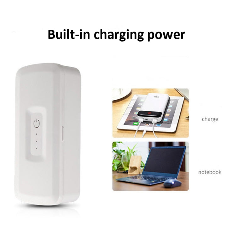 907 Mobile Phone Sterilization Box Ultraviolet Handheld Sterilizer Multifunctional Intelligent Sterilization Machine, White, Pink