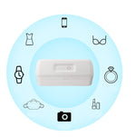 907 Mobile Phone Sterilization Box Ultraviolet Handheld Sterilizer Multifunctional Intelligent Sterilization Machine, White, Pink