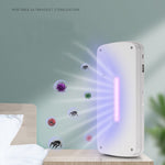 907 Mobile Phone Sterilization Box Ultraviolet Handheld Sterilizer Multifunctional Intelligent Sterilization Machine, White, Pink