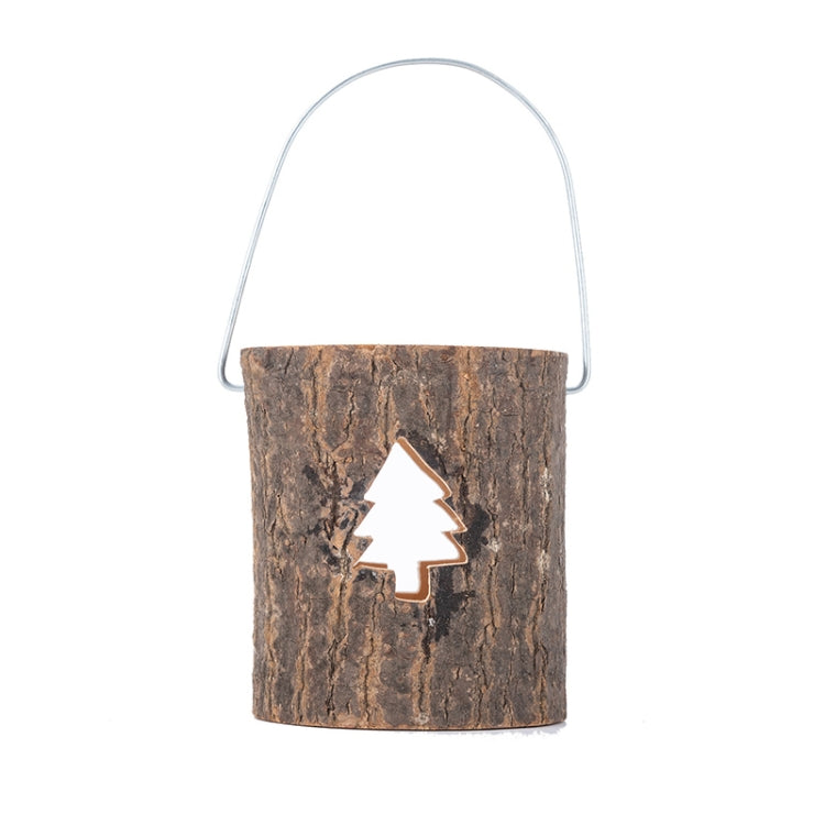 120211 Valentine Day Atmosphere Lamp Candle Holder Cafe Decoration Home Party Decoration Tea Wax Wooden Candle Cup, Snowflake, Pine, Five Stars, Love