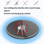 K8 10W Universal Aluminum Alloy Mobile Phone Wireless Charger, with 1m Cable, with 50cm Cable