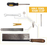 2 PCS 8 in 1 Multifunctional Hair Clip Outdoor Self-Defense First Aid Tool, 2 PCS 8 in 1 (Black), 2 PCS 8 in 1 (Silver)