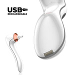 Elektrischer Make-up-Pinselreiniger mit automatischem Trockner, USB-aufladbar, Weiß, Schwarz