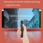 Deli 2.4GHz Laser Page Turning Pen Rechargeable Speech Projector Pen, 2802PL (White), 2802PL (Black), 2802L (Black), 2802L (White)