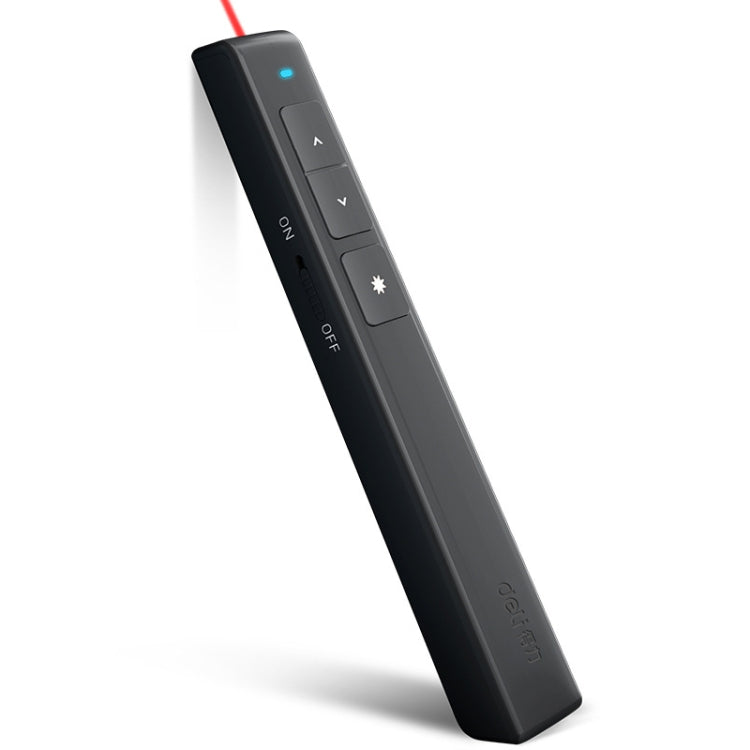 Deli 2.4GHz Laser Page Turning Pen Rechargeable Speech Projector Pen, 2802PL (White), 2802PL (Black), 2802L (Black), 2802L (White)