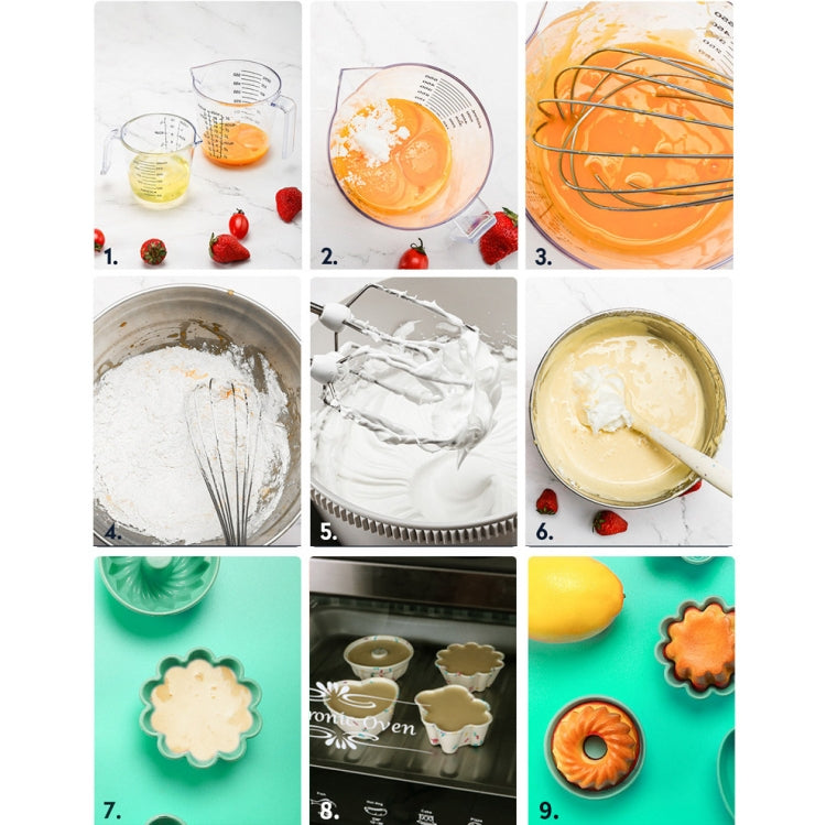 Creative DIY Silicone Cake Cup Muffin Cup Baking Mold,Style: Bear  (Macron Pink), Flower-shaped  (Macron Green), Flower-shaped (Macron Pink), Flower-shaped  (Candy Color), Hollow  (Macron Cyan), Hollow  (Macron Pink), Hollow  (Candy Color)