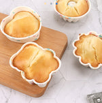 Creative DIY Silicone Cake Cup Muffin Cup Baking Mold,Style: Bear  (Macron Pink), Flower-shaped  (Macron Green), Flower-shaped (Macron Pink), Flower-shaped  (Candy Color), Hollow  (Macron Cyan), Hollow  (Macron Pink), Hollow  (Candy Color)