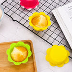 20 قطعة قالب خبز DIY لشكل دانتيل الماكرون، قالب كعك سيليكون لكوب البودينغ والتارت والمافن، توصيل لون عشوائي، 20 قطعة