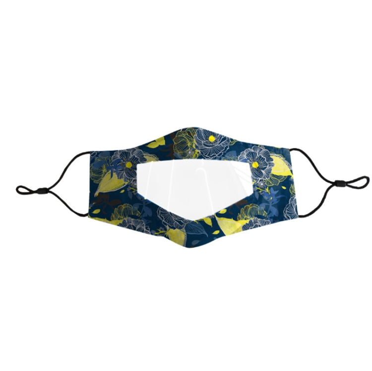 Anti-Fog Lip Language Face Shield For The Deaf And Mute Solid Color Printing Face Shield, Red, Black, Gray, Lake Blue, Printing A, Printing B, Printing C, Printing D, Additive A, Additive B, Additive C