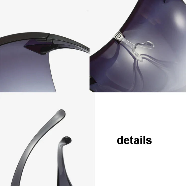 Men And Women All-Round Protection Anti-Fog Face Shield Integrated Anti-Spitting Goggles, Sunscreen Sunglasses(Gradient Gray), Sunscreen Sunglasses(Gradient Blue), Sunscreen Sunglasses(Gradient Tea), Sunscreen Sunglasses(Gradient Purple)               ...