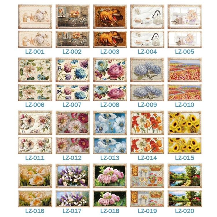 Self-Adhesive Heat-Resistant Oil-Proof Stickers Household Kitchen Stove Tile Wall Stickers, LZ-001(40x80cm), LZ-001(58x80cm), LZ-002(40x80cm), LZ-003(40x80cm), LZ-004(40x80cm), LZ-005(40x80cm), LZ-006(40x80cm), LZ-007(40x80cm), LZ-008(40x80cm)         ...