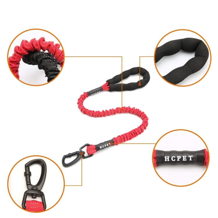 HCPET Dog Traction Rope Pet High-Elastic Explosion-Proof Elastic Rope, 75cm, 120cm