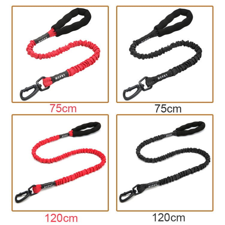 HCPET Dog Traction Rope Pet High-Elastic Explosion-Proof Elastic Rope, 75cm, 120cm