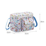 Multifunctional Baby Stroller Hanging Bag Baby Supplies Storage Bag, Little White Horse, Flower Mushroom, Swing Bear, Yellow Alpaca, Black Swan