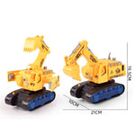 Children Light And Music Simulation Electric Excavator Car Toy, Style:, Engineering Vehicle