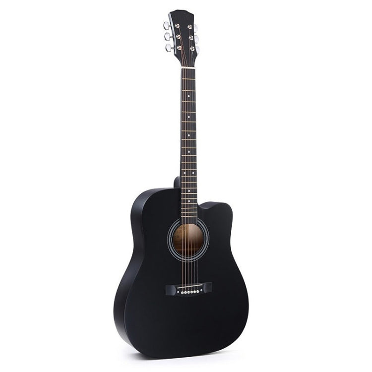 Folk Acoustic Guitar Beginner Training And Teaching Stringed Instruments, 41 Inch (Black), 41 Inch (Sunset Yellow)