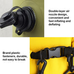 LUCKSTONE 60L Outdoor Rafting And River Tracing Waterproof Backpack Shoulder Bag Inflatable Swimming Bag Tote Bucket Bag, 60L