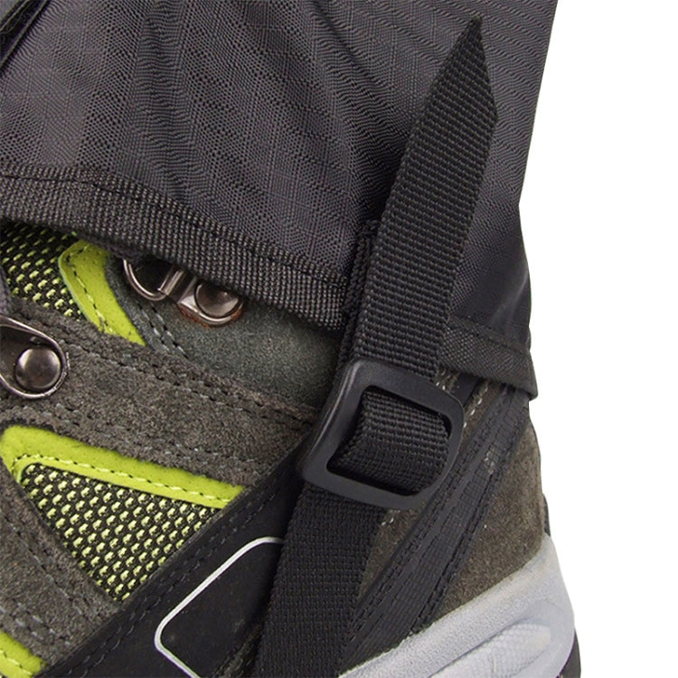 LUCKSTONE Mountaineering Hiking Wear-Resistant Waterproof Cover Lightweight Breathable Muddy Road Anti-Dirty Foot Cover, Foot Cover M  (Black)