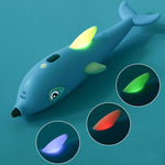 Stylo d'impression 3D, brosse de graffiti de peinture tridimensionnelle, dauphin rose