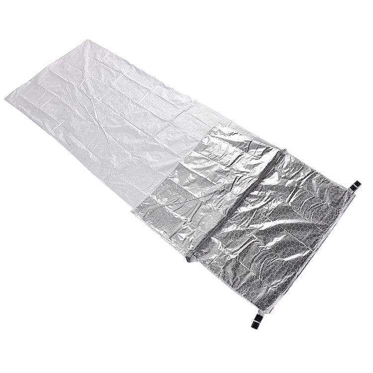 Outdoor Hiking Camping Heat-Reflective Thermal Insulation Sleeping Bag Emergency Blanket, Double Envelope 200cmx 145cm, Mummy 210cm x 83cm, Single Envelope 200 x 72cm (Silver Gray)