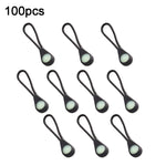 100pcs Mountaineering Camping Backpack Zipper Pull Outdoor Anti-Lost Eye-Catching Luminous Accessories Self-Luminous Drawstring