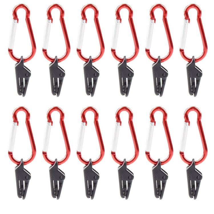 20 PCS Camping Tent Windproof Fixing Clip Outdoor Barbecue Canopy Tarp Fixed Pull Point Clip