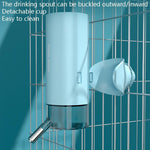 Pet Waterer Ball Feeder Hanging Dog Waterer Hanging Cage Pet Water Cup, 500ML, 700ML