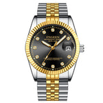 FNGEEN 7008 Men Fashion Diamond Dial Watch Couple Watch, Full Gold Gold Surface, Full Gold Black Surface, Full Gold White Surface, Golden Surface, Gold Black Sueface, Golden White Surface, Brown Leather Full Gold Surface                                ...