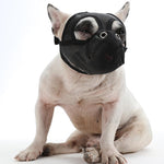 Bulldog Mouth Cover Flat Face Dog Anti-Eat Anti-Bite Drinkable Water Mouth Cover, S, M, L