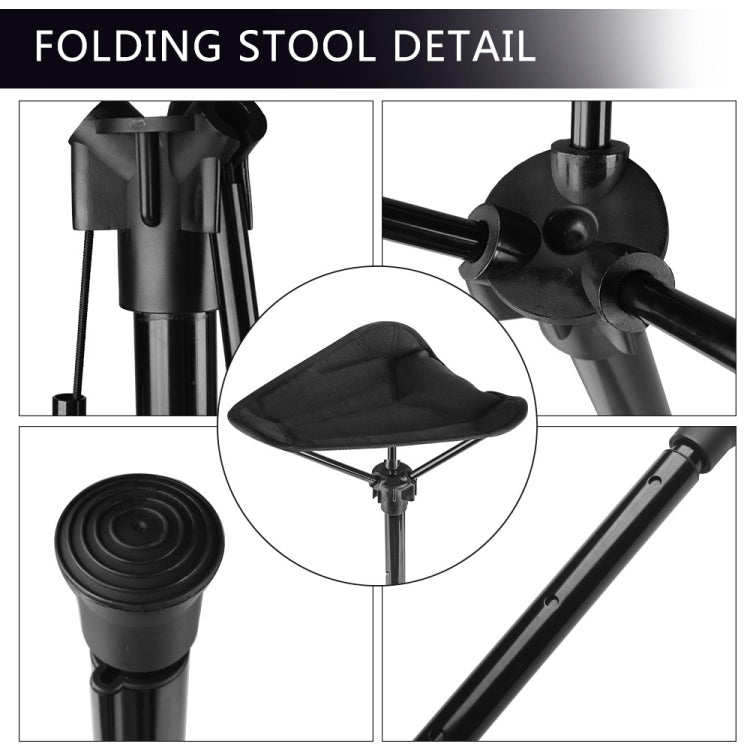 Outdoor Folding Stool Portable Queuing Seat Fishing Mazza Telescopic Folding Stool, Folding Stool