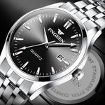 FNGEEN 2111 Men Simple Luminous Calendar Quartz Watch