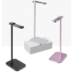 Z9 Headset Aluminum Alloy Bracket Internet Cafe Headset Display Stand, black, Silver, Rose Gold