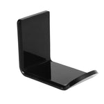2 PCS Headphone Bracket Sticky Headset Hanger, Black, White