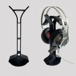 2 PCS Universal Headphone Holder Display Shelf  Internet Cafe Computer Headphone Hanger, White, Black