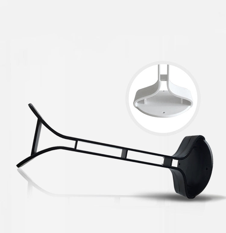 2 PCS Universal Headphone Holder Display Shelf  Internet Cafe Computer Headphone Hanger, White, Black