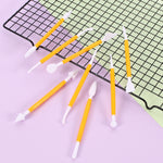 2 Sets Carving Pen Cake Fondant Carving Knife Making Cutting Tool 01030 Purple (OPP Bag Packaging), 01071 Yellow (OPP Bag Packaging), 01018 Red (OPP Bag Packaging), 02023 Blue (OPP Bag Packaging), 02030 Pink (OPP Bag Packaging)